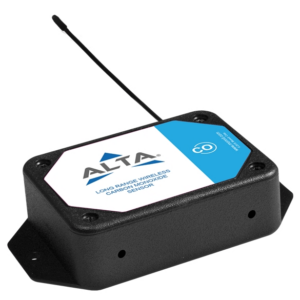 A photo of the Monnit ALTA wireless CO sensor sold by D3 Cntrls.